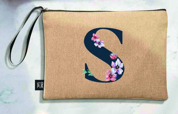 Sac à main Lettre F (Modèles variés) (25 × 18 × 1 cm)